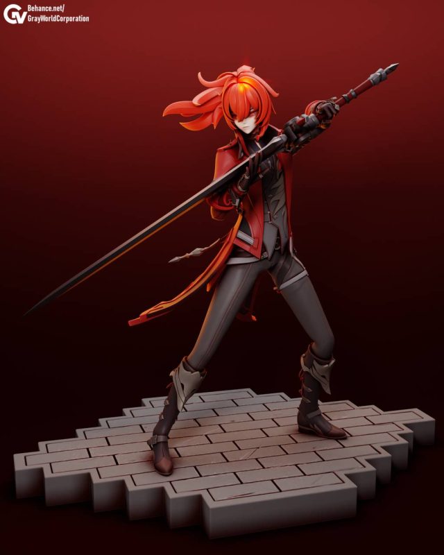 GrayWorld 原神 迪卢克-P站图纸收藏馆