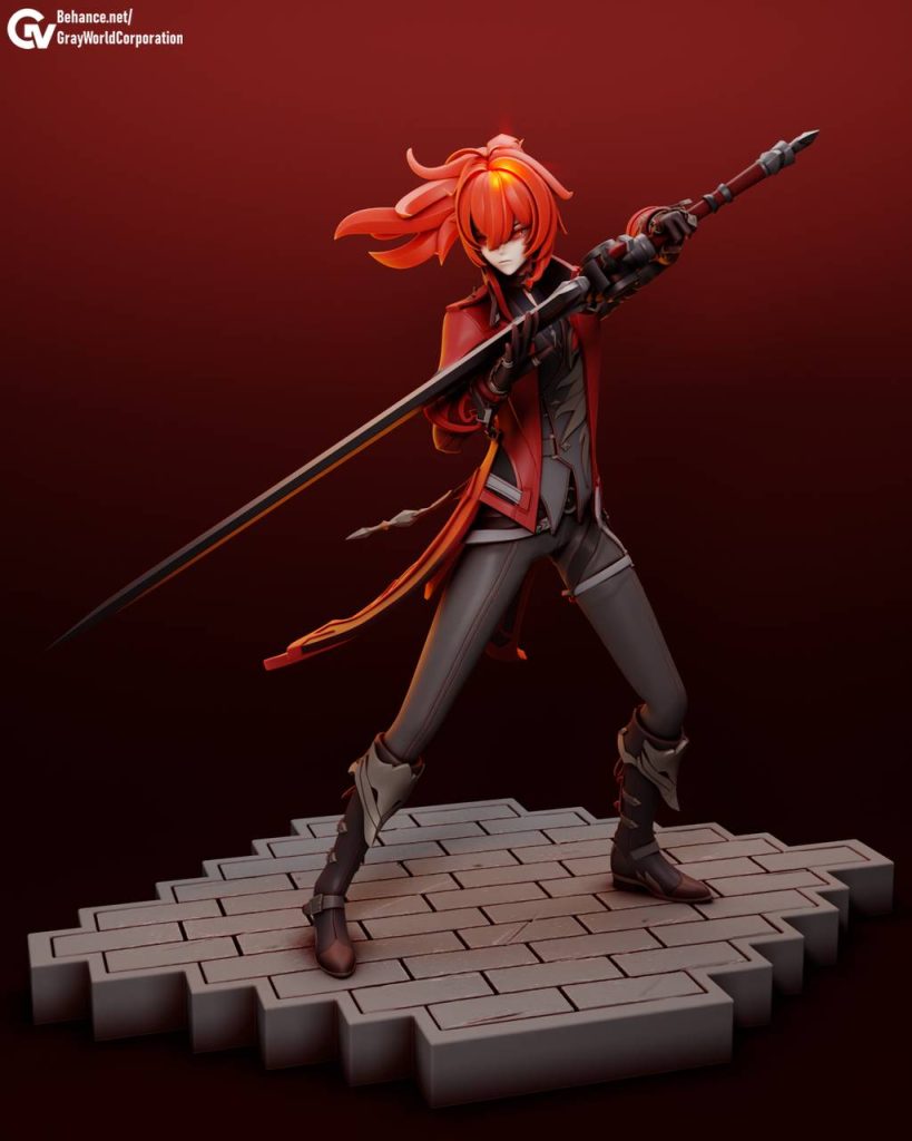 GrayWorld 原神 迪卢克-P站图纸收藏馆