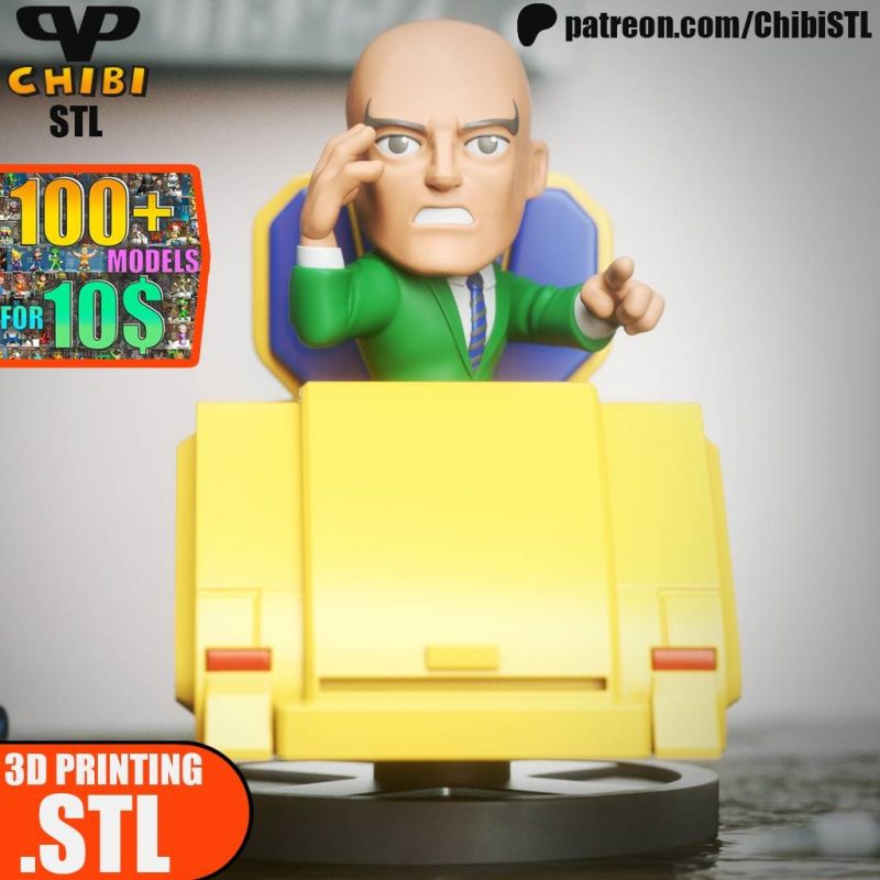 Chibi STL 漫威 X教授-P站图纸收藏馆