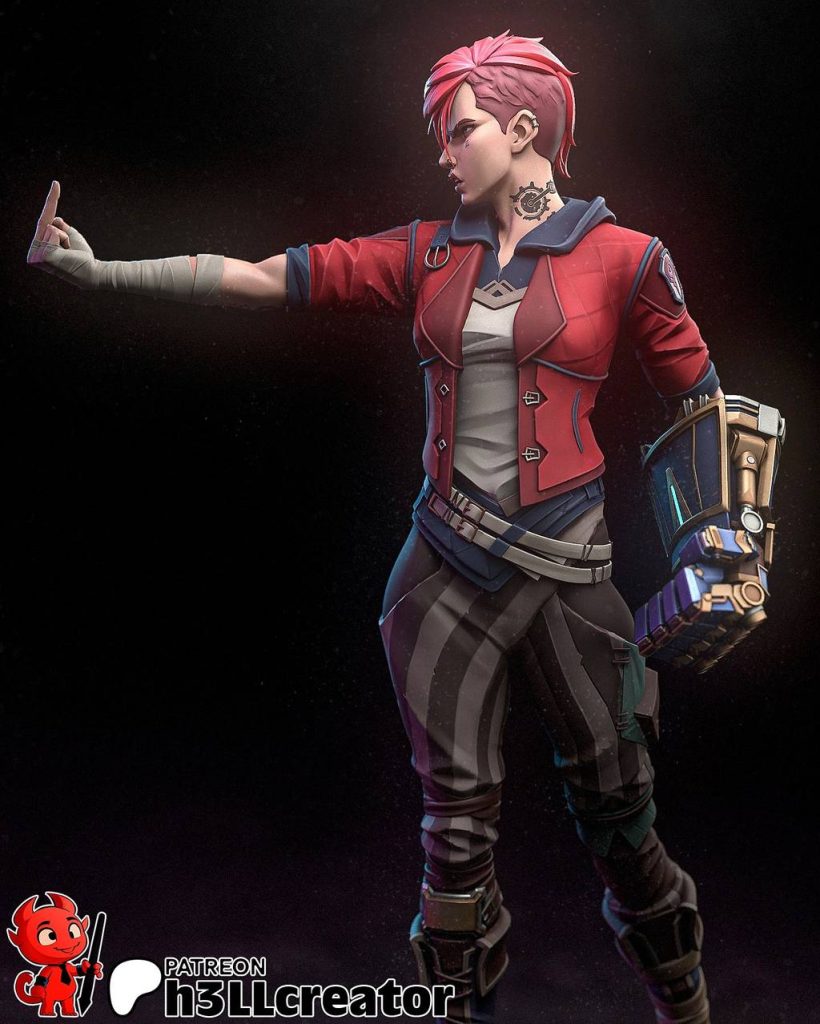 图片[2]-H3LL 英雄联盟 蔚-P站图纸收藏馆