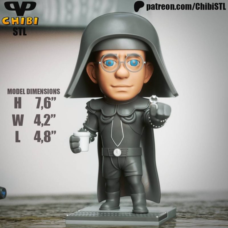 Chibi STL 星球大战 黑武士-P站图纸收藏馆