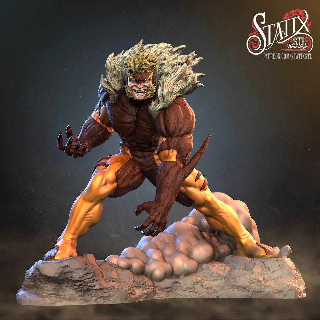 STATIX 漫威 剑齿虎-P站图纸收藏馆