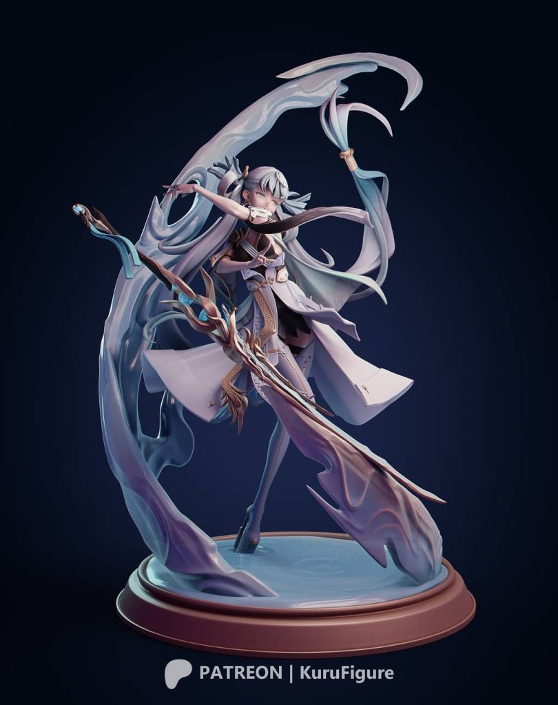 Kuru Figure 鸣潮 今汐-P站图纸收藏馆