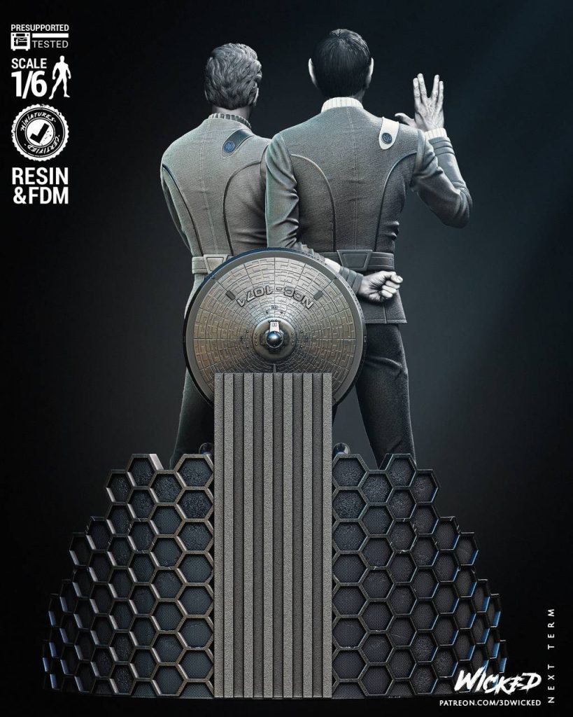 图片[3]-3DWicked 星际迷航 柯克和斯波克-P站图纸收藏馆