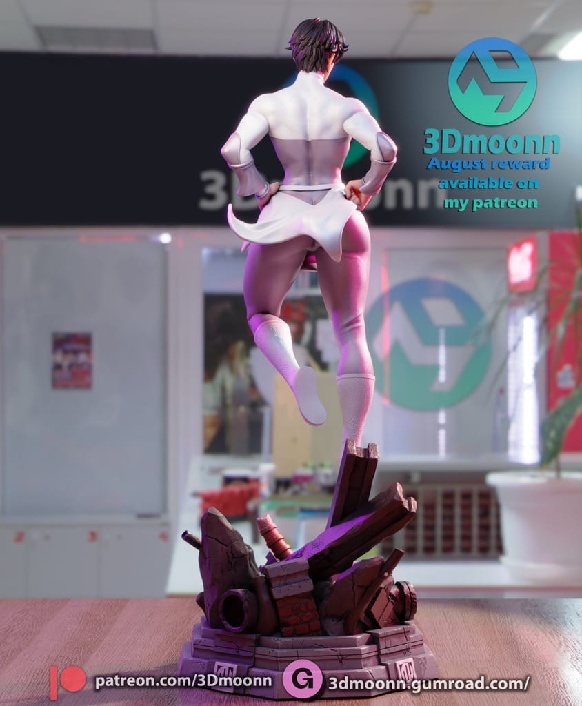 图片[2]-3Dmoonn DC漫画 艾丽莎-P站图纸收藏馆