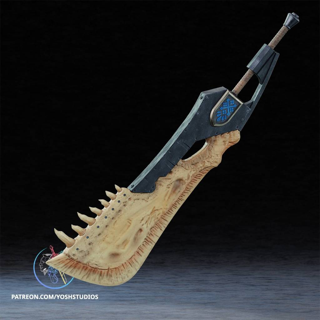 Yosh 怪物猎人 太刀-P站图纸收藏馆