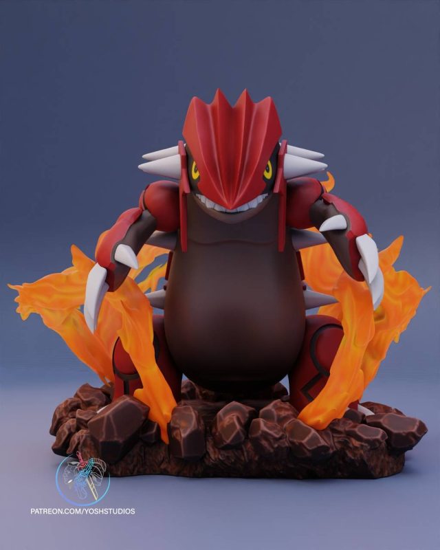 Yosh 精灵宝可梦 固拉多-P站图纸收藏馆