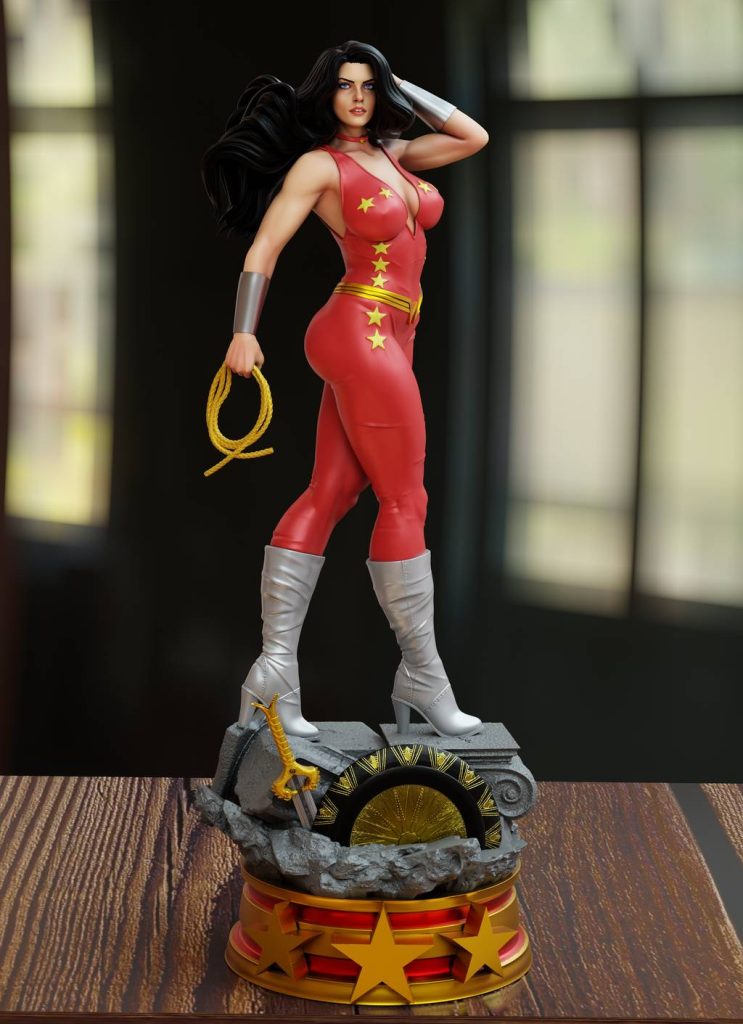 BrunoArt3D DC漫画 唐娜·特洛伊-P站图纸收藏馆