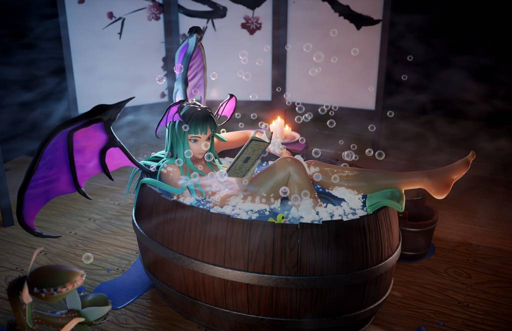 恶魔战士 莫莉卡·安斯兰特-P站图纸收藏馆