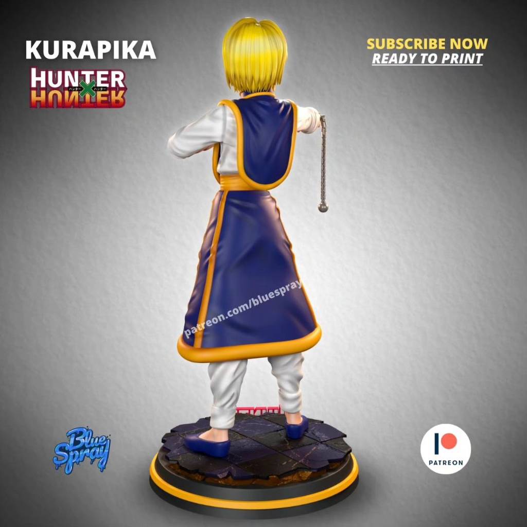 图片[2]-Blue Spray 全职猎人 酷拉皮卡-P站图纸收藏馆