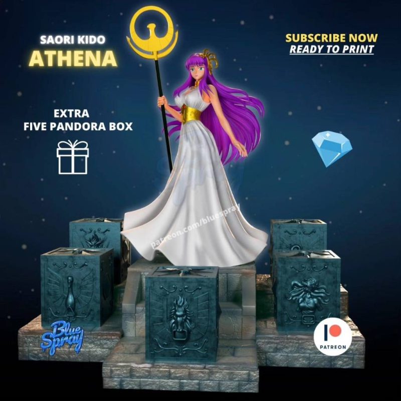 Blue Spray 圣斗士星矢 城户沙织-P站图纸收藏馆