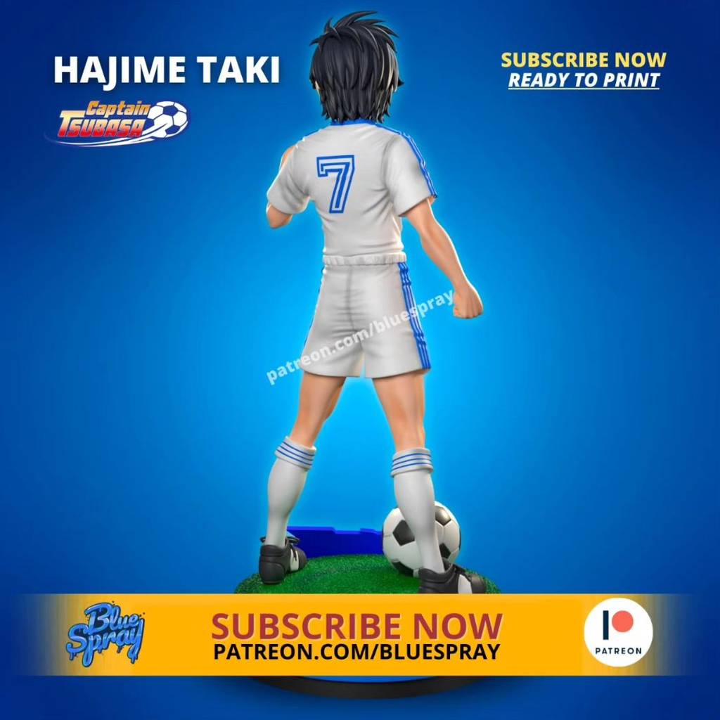 图片[2]-Blue Spray 足球小将 泷一-P站图纸收藏馆