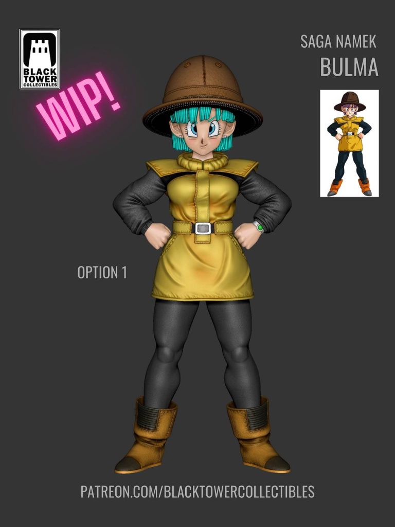 Black Towe 龙珠 布尔玛-P站图纸收藏馆