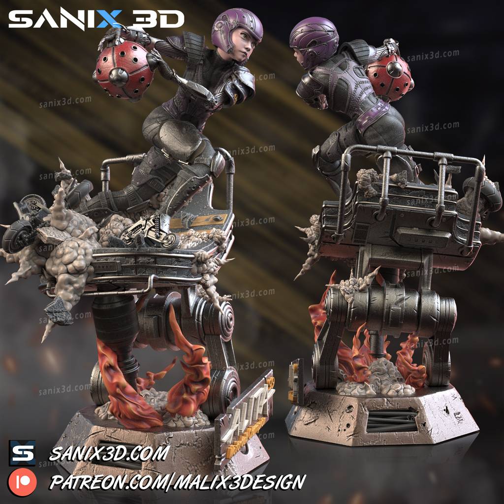 Sanix3d 战斗天使 阿丽塔-P站图纸收藏馆