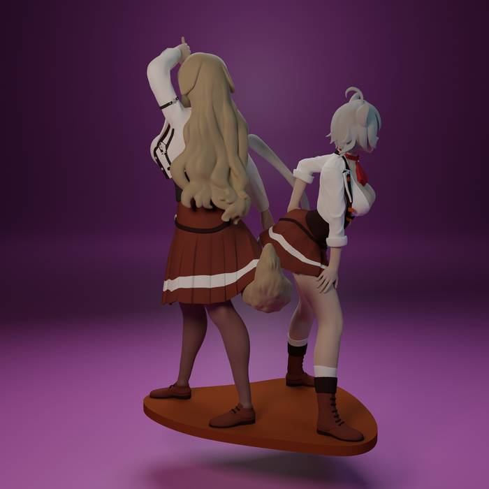 图片[2]-FunserviceSTL 无职转生 普尔塞娜和莉妮亚娜-P站图纸收藏馆