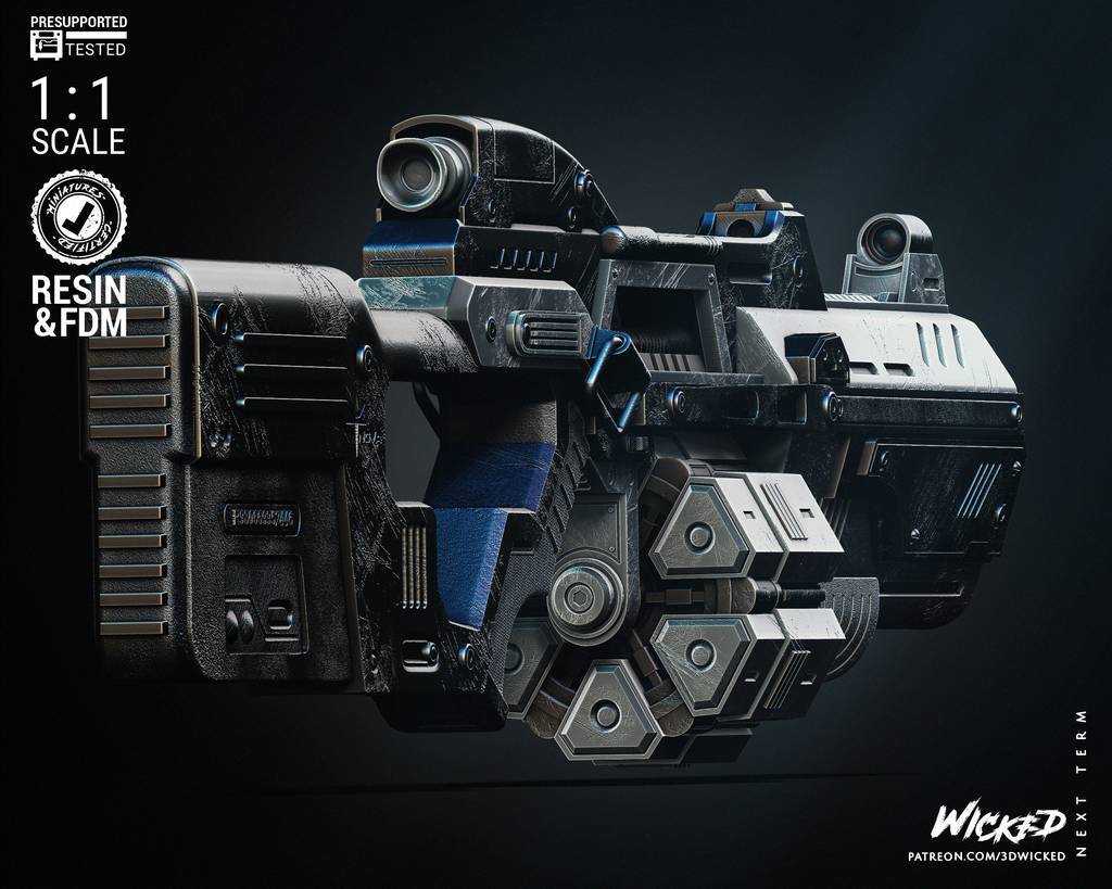 图片[2]-3DWicked 漫威 卡魔拉的武器-P站图纸收藏馆