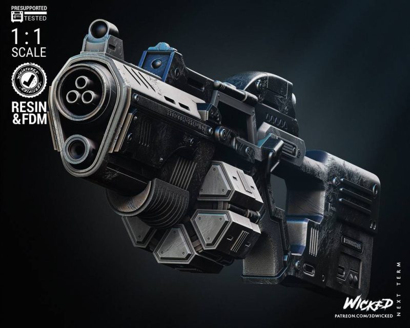 3DWicked 漫威 卡魔拉的武器-P站图纸收藏馆