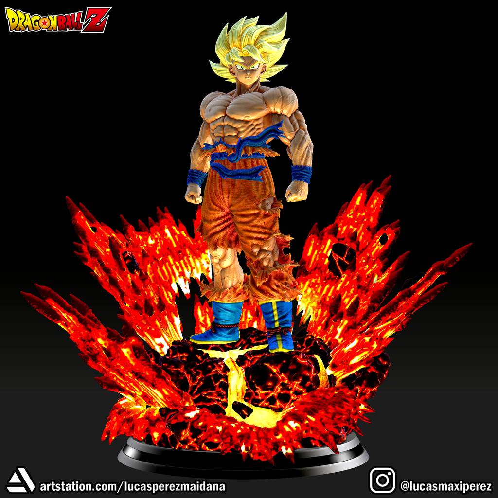 图片[2]-Lucas Perez 龙珠 超级赛亚人悟空-P站图纸收藏馆