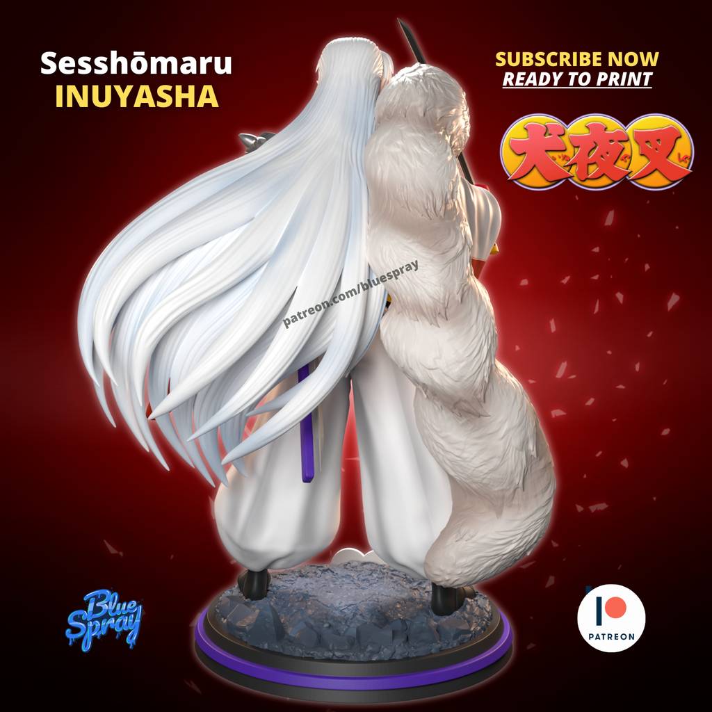 图片[2]-Blue Spray 犬夜叉 杀生丸-P站图纸收藏馆