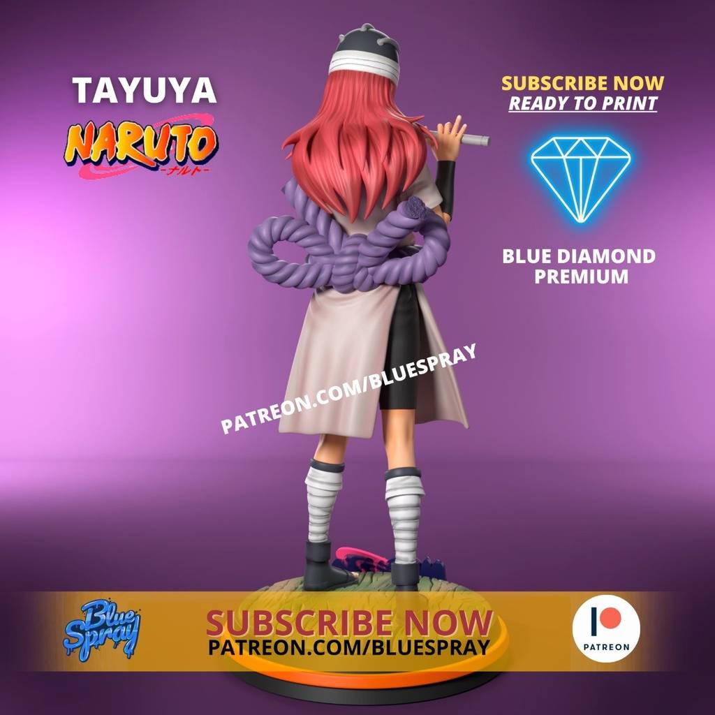 图片[2]-Blue Spray 火影忍者 多由也-P站图纸收藏馆