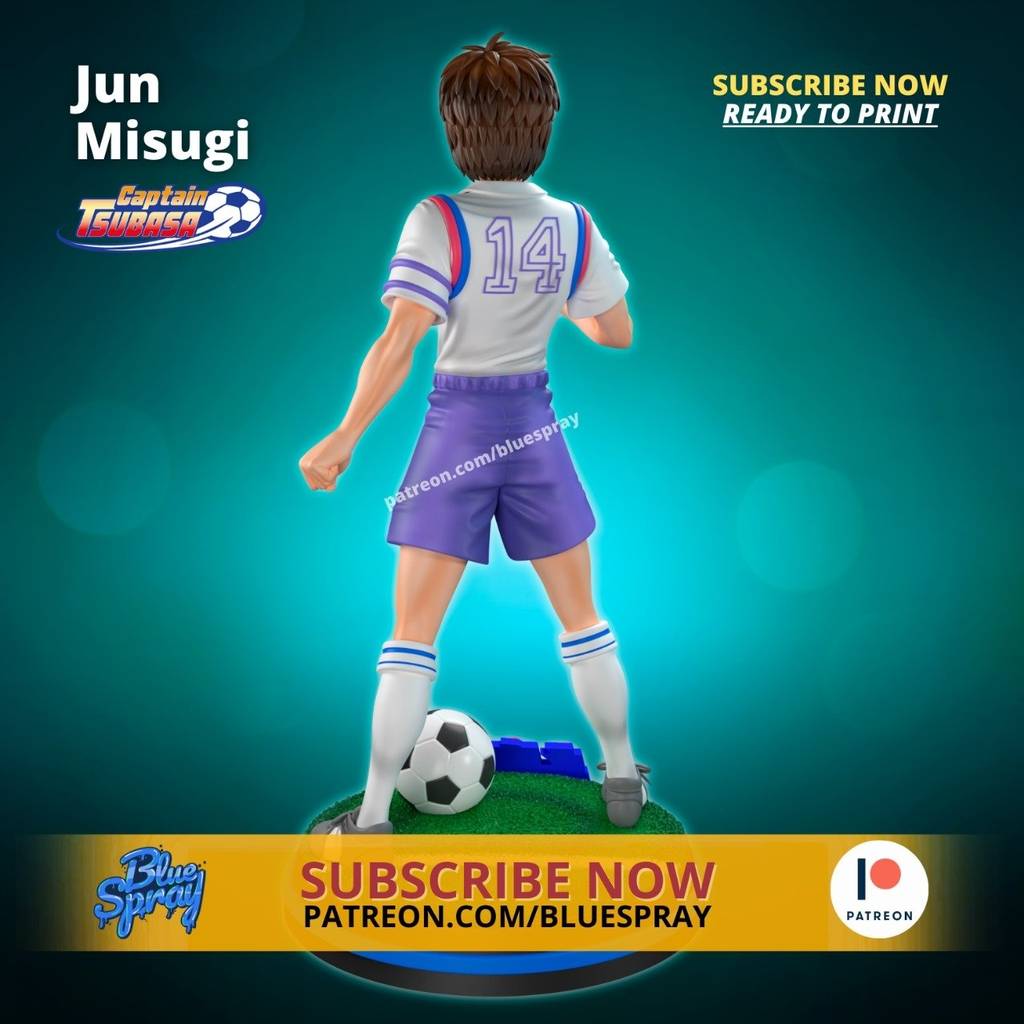 图片[2]-Blue Spray 足球小将 三杉淳-P站图纸收藏馆