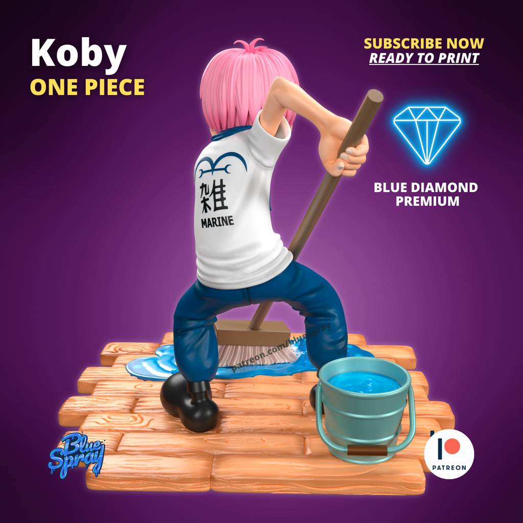 图片[2]-Blue Spray 海贼王 克比-P站图纸收藏馆