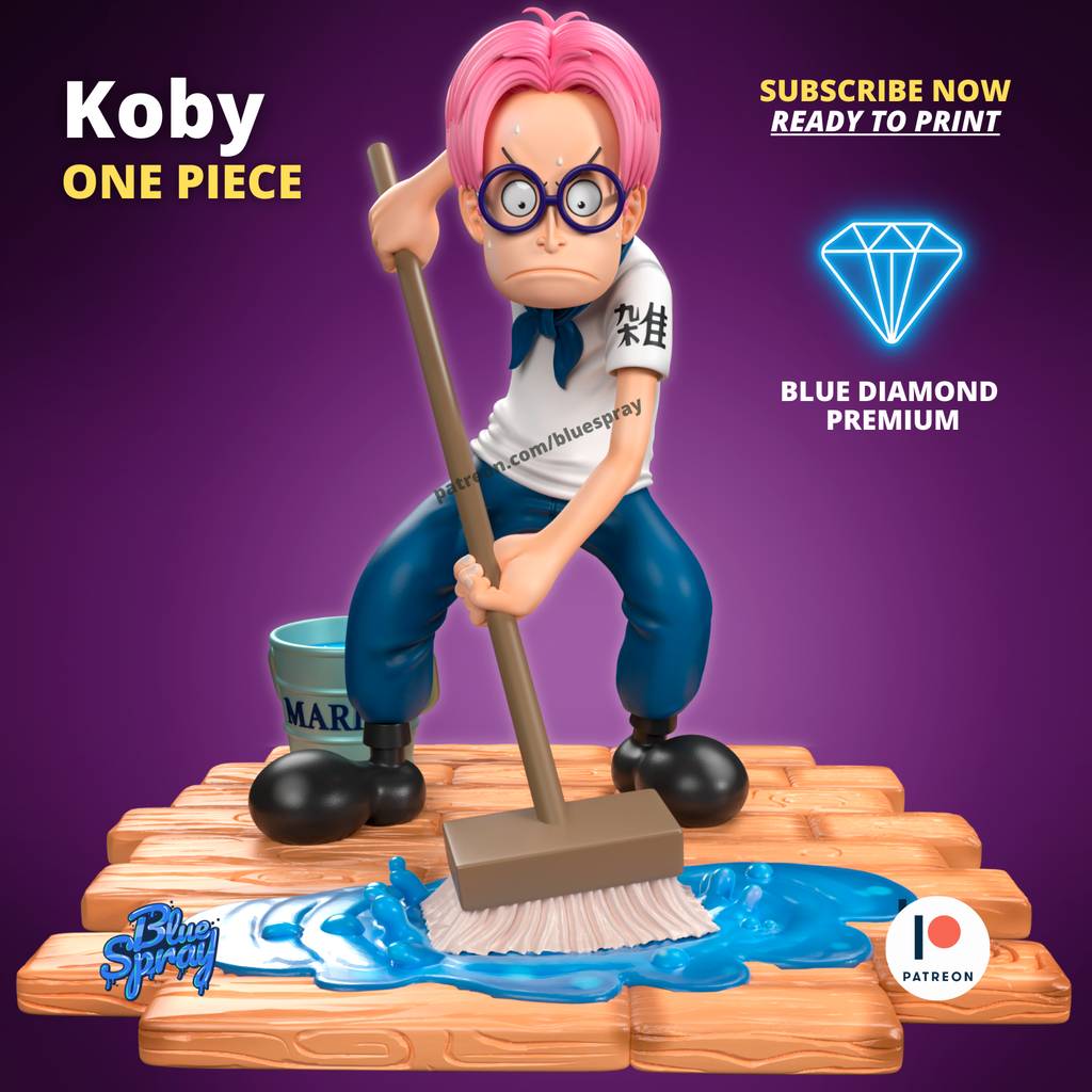 Blue Spray 海贼王 克比-P站图纸收藏馆