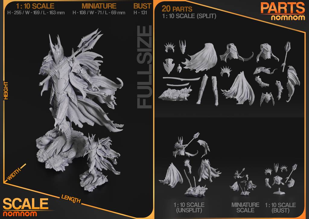 图片[4]-NomNom 指环王 黑暗之王索伦-P站图纸收藏馆