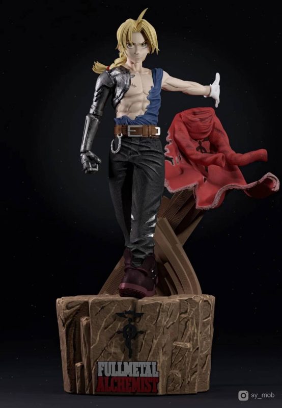 钢之炼金术师 爱德华·艾尔利克-P站图纸收藏馆