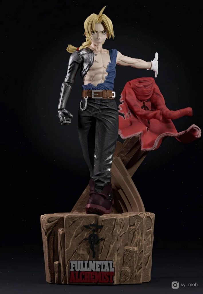 钢之炼金术师 爱德华·艾尔利克-P站图纸收藏馆