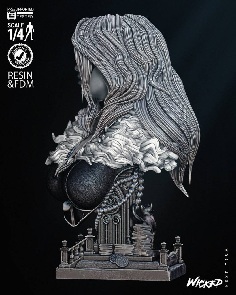 图片[3]-3DWicked 漫威 菲丽西亚·哈代-P站图纸收藏馆