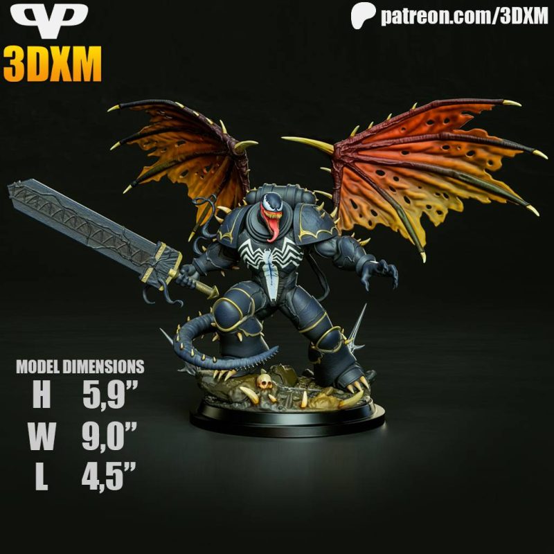 Chibi STL 漫威 毒液-P站图纸收藏馆