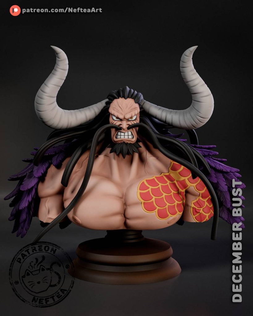 Neftea 海贼王 凯多-P站图纸收藏馆