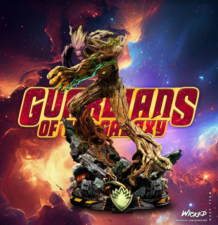 3DWicked 漫威 格鲁特-P站图纸收藏馆