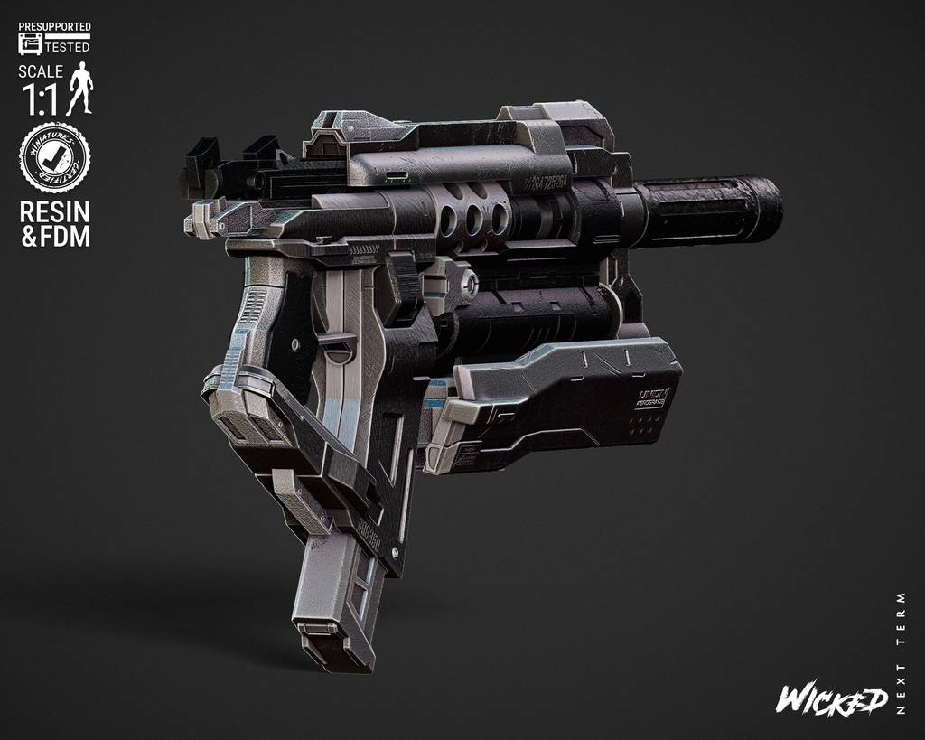 图片[3]-3DWicked 漫威 火箭浣熊的手枪-P站图纸收藏馆