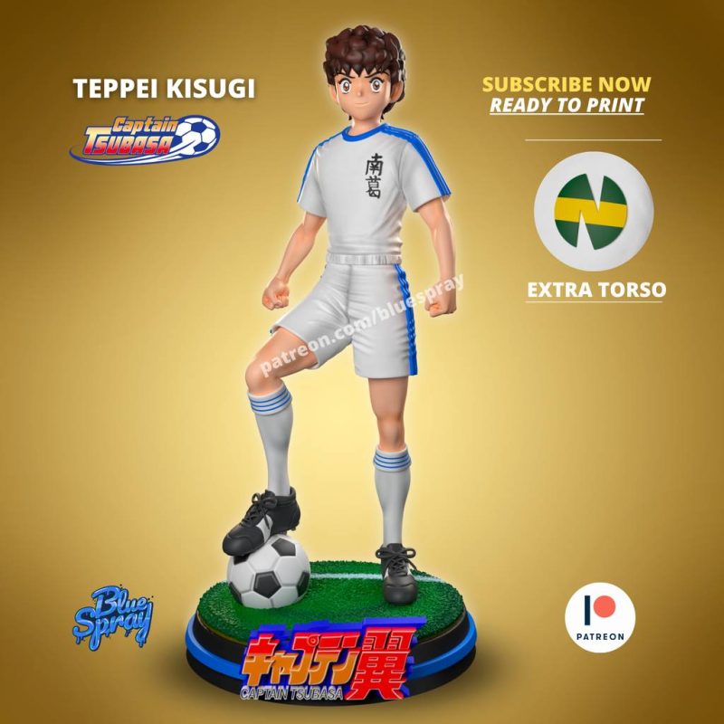 Blue Spray 足球小将 来生哲兵-P站图纸收藏馆