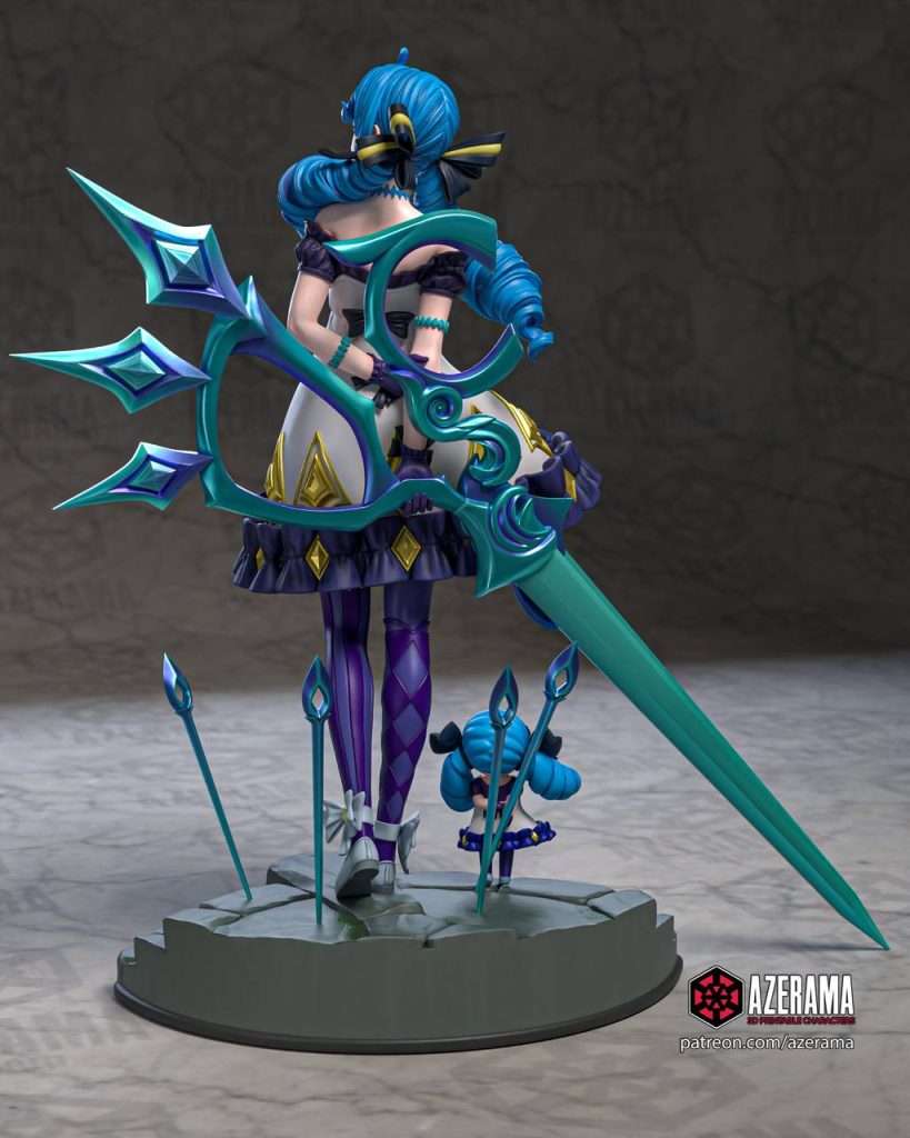 图片[2]-Azerama 英雄联盟 灵罗娃娃·格温-P站图纸收藏馆