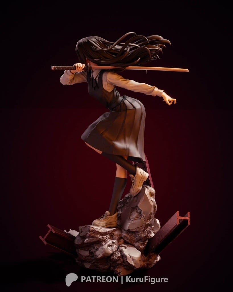 图片[2]-Kuru Figure 电锯人 早川秋-P站图纸收藏馆