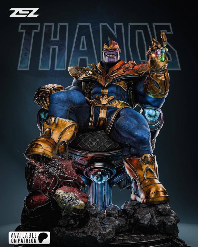 ZEZ STUDIOS 漫威 灭霸-P站图纸收藏馆