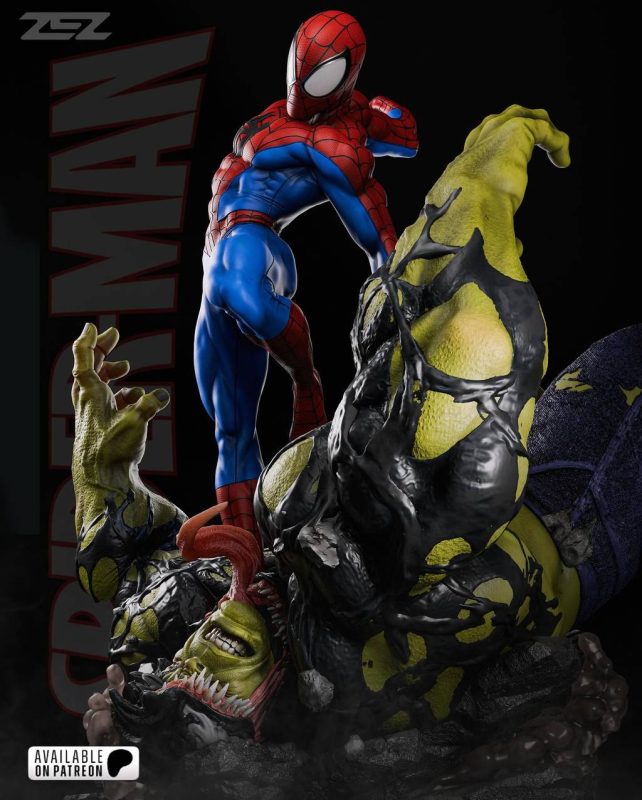 ZEZ STUDIOS 漫威 蜘蛛侠大战绿巨人-P站图纸收藏馆