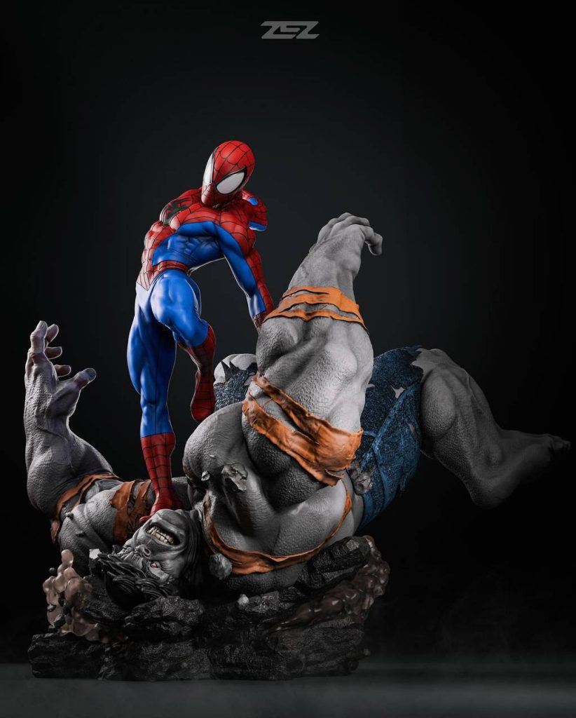 图片[2]-ZEZ STUDIOS 漫威 蜘蛛侠大战绿巨人-P站图纸收藏馆