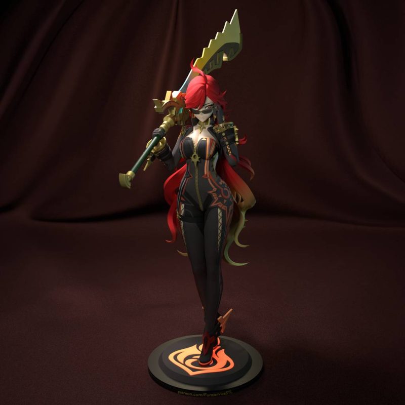 FunserviceSTL 原神 玛薇卡-P站图纸收藏馆