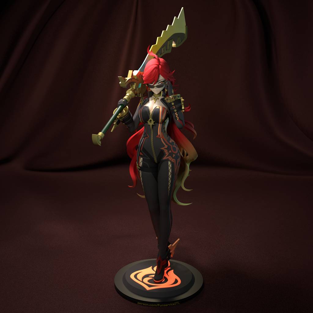 FunserviceSTL 原神 玛薇卡-P站图纸收藏馆