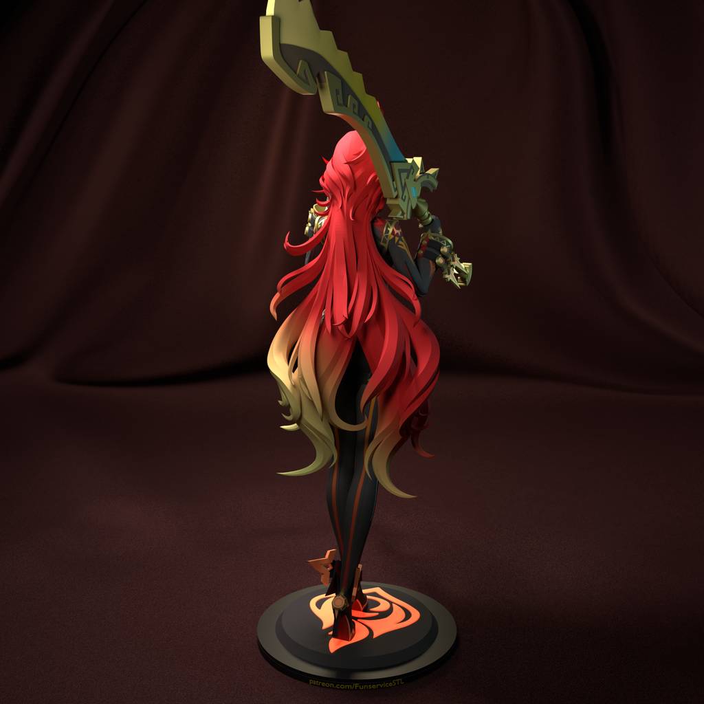 图片[2]-FunserviceSTL 原神 玛薇卡-P站图纸收藏馆