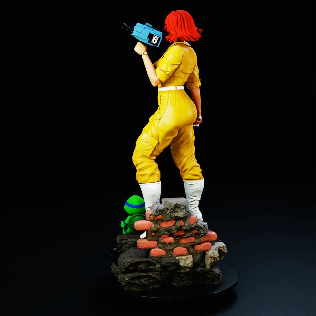 图片[2]-BrunoArt3D 忍者神龟 爱普莉尔·奥尼尔-P站图纸收藏馆