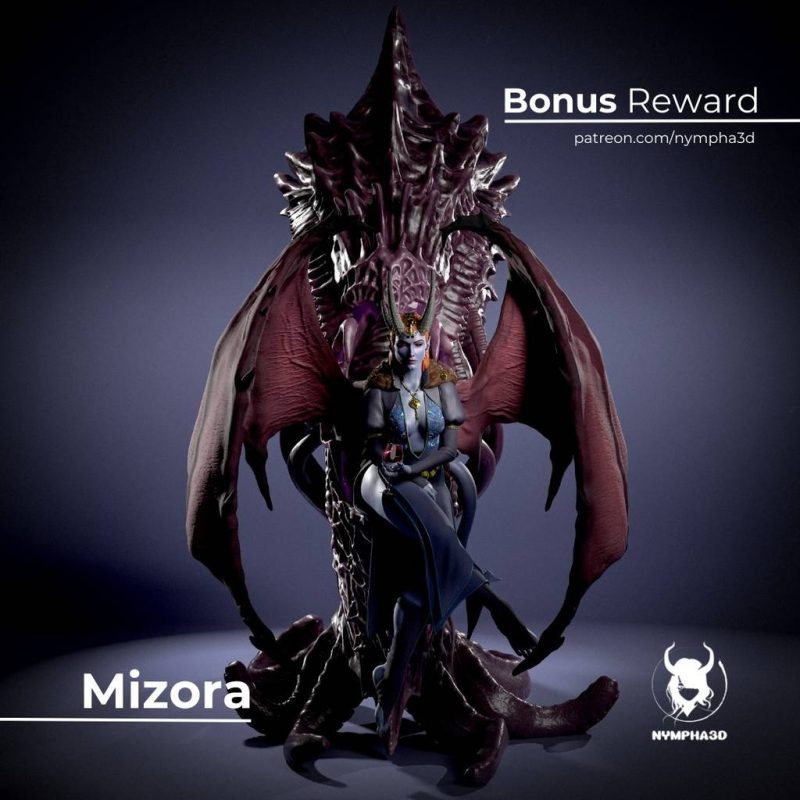 NYMPHA 3D 博德之门 米佐拉-P站图纸收藏馆