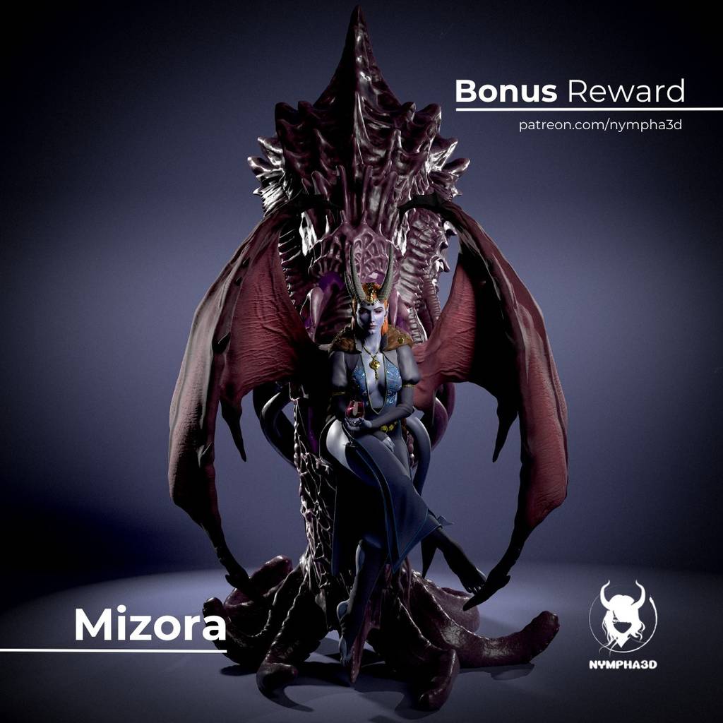 NYMPHA 3D 博德之门 米佐拉-P站图纸收藏馆