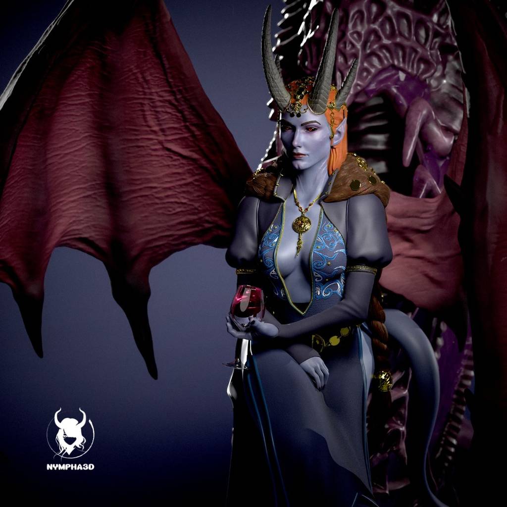 图片[2]-NYMPHA 3D 博德之门 米佐拉-P站图纸收藏馆