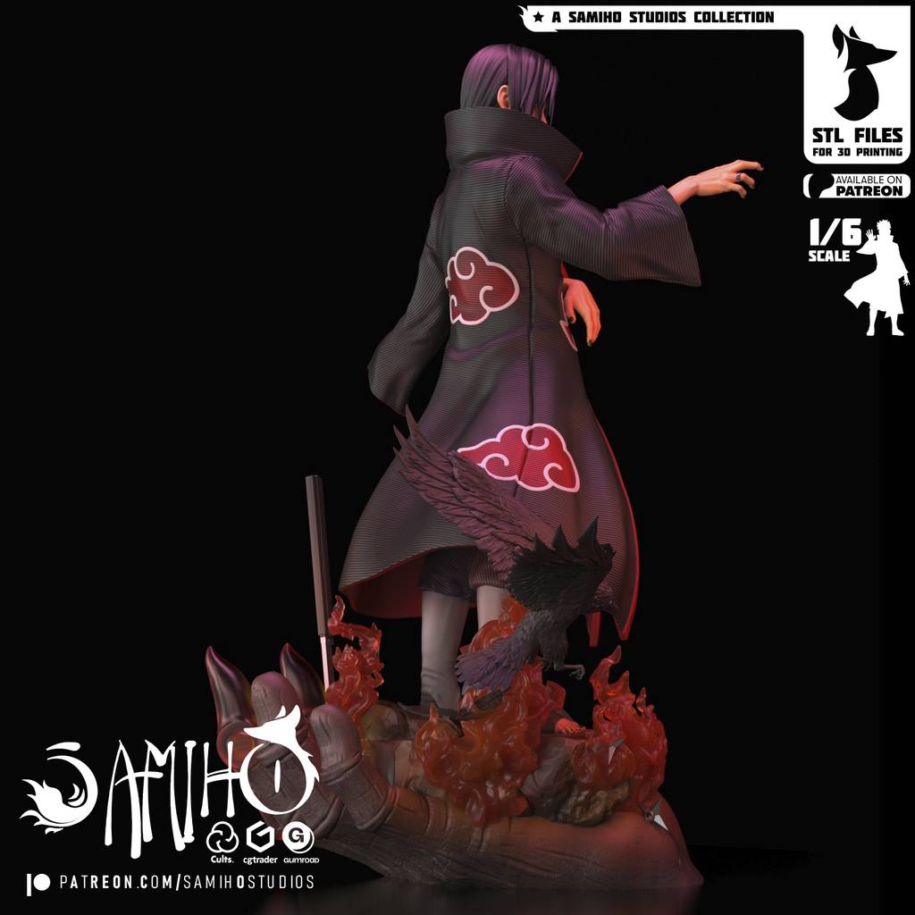 图片[2]-Samiho 火影忍者 宇智波鼬-P站图纸收藏馆