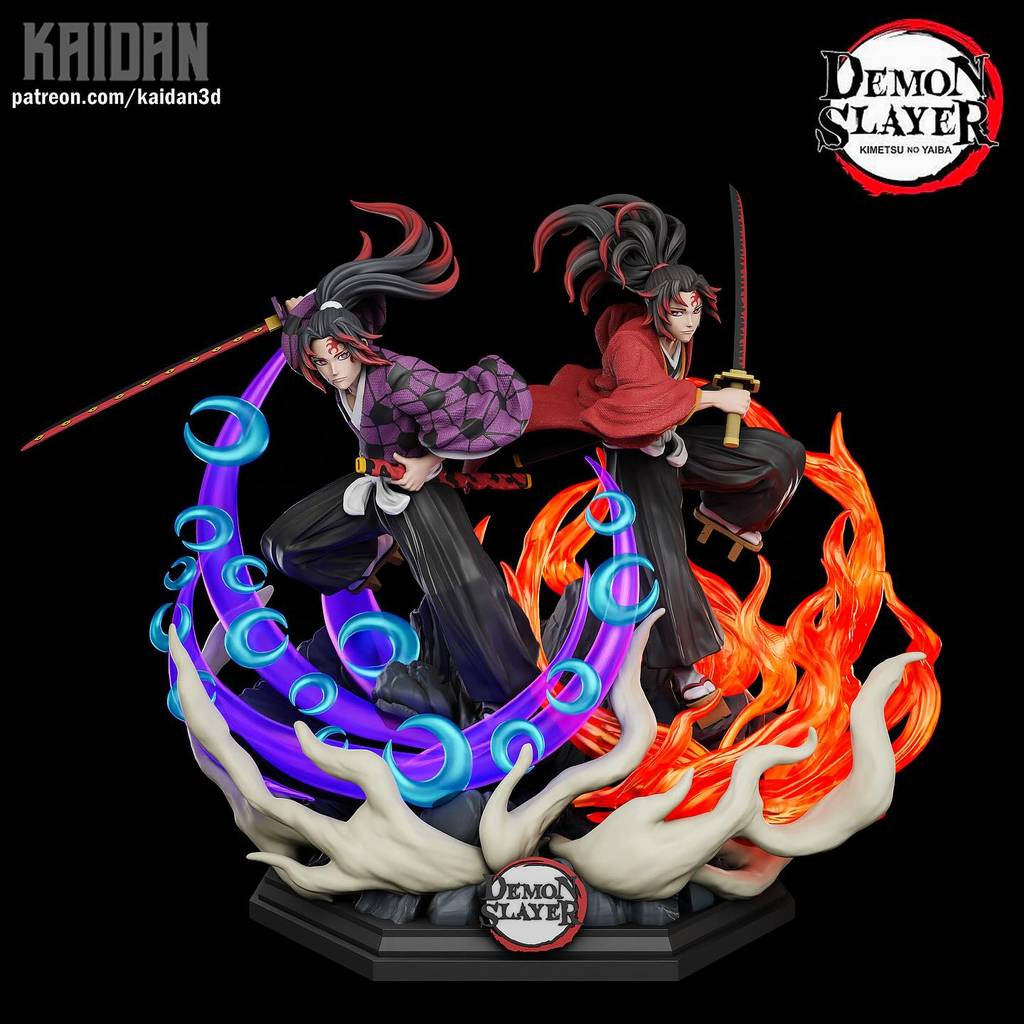 Kaidan 鬼灭之刃 无限城大战黑死牟-P站图纸收藏馆